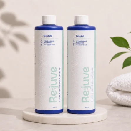 SpraySafe Re:juve hypochlorous acid spray (HOCl) for skin 2 x 320ml refill bottles