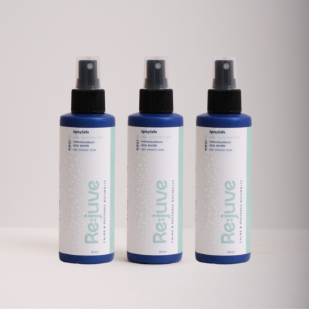 image of rejuve hocl hypochlorous acid skin treatment mist 3 x 140ml triple pack