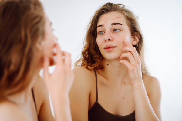 women learning about hypochlorous acid for skin and the benefits for acne and hygiene