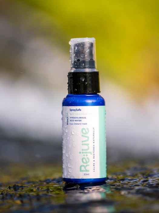 Hypochlorous acid spray HOCl for skin care