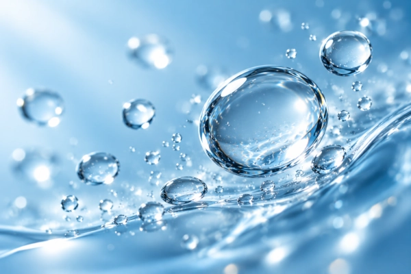 HOCl water droplets